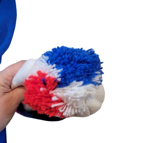 Vintage Pillsbury Doughboy Hat & 56" Long Scarf Set Poppin' Fresh Blue & White - Picture 6 of 11